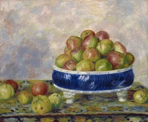 Manzanas en un plato, 1883