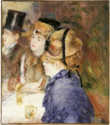En el café