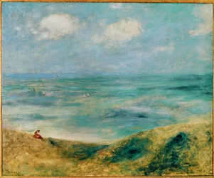 Au bord de la mer a Guernsey (óleo sobre lienzo)