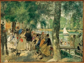 Baño en el Sena / La Grenouillère