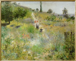 Chemin montant dans les hautes herbes (óleo sobre lienzo)