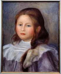 Retrato de un niño, Pintura de Pierre Auguste Renoir