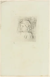 Claude Renoir girado tres cuartos a la izquierda