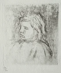 Claude Renoir, de tres cuartos a la izquierda