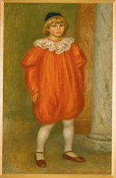 Claude Renoir en clown (óleo sobre lienzo)