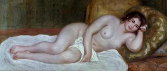 Mujer desnuda acostada