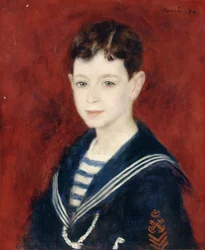 Fernand Halphen de niño, 1880
