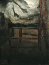Frédéric Bazille en su caballete