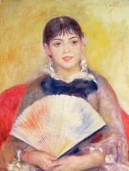 Niña con Abanico