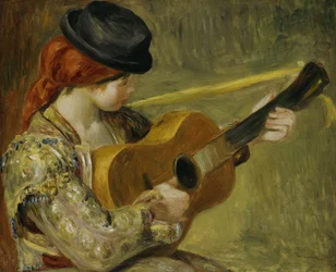 Chica con una guitarra, 1897