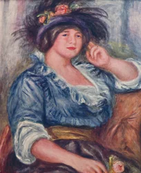 Chica con una rosa, 1913, 1923