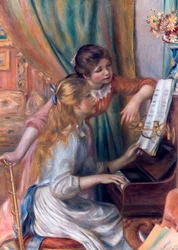 Chicas al piano, 1892