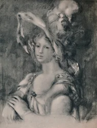 Retrato de medio cuerpo de Dieterle