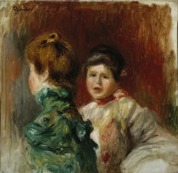 Cabezas de dos mujeres, c.1895