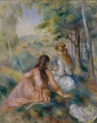 En el prado, 1888-92