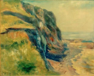 La costa cerca de Dieppe