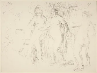 los bañistas