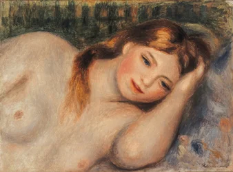 Nu Jeune fille couchée en buste