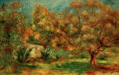 Jardín de olivos