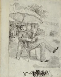 En la terraza de un hotel en Bordighera: El pintor Jean Martin revisa su cuenta