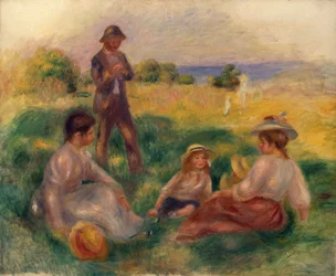 Fiesta en el campo en Berneval