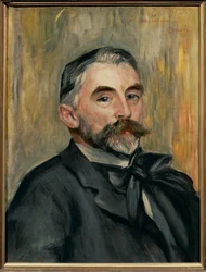 Retrato del poeta Stéphane Mallarme (óleo sobre lienzo)