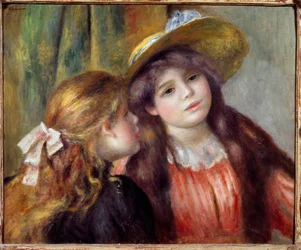 Retrato de dos niñas