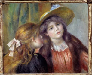 Retrato de dos niñas