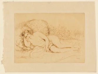 Desnudo reclinado