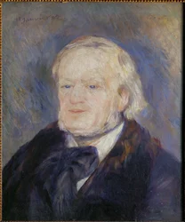 Richard Wagner Pintado en Palermo para un admirador del compositor (pintura sobre lienzo)