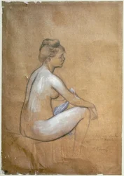Bañista sentada
