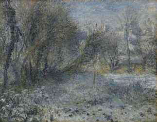 Paisaje cubierto de nieve, 1870-1875