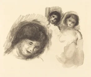 Piedra con tres bocetos, 1904