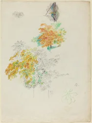 Estudios de árboles, 1886