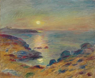 Atardecer en Douarnenez, c. 1883