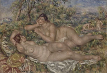 Los bañistas, 1918-1919