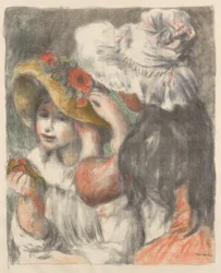 El sombrero con flores Le Chapeau Épinglé, 1898