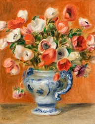 Jarrón de anémonas, 1890