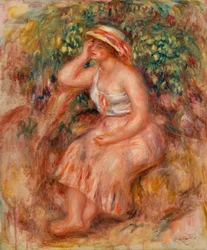mujer soñar despierta