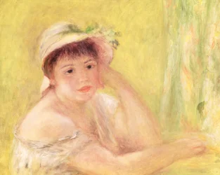 Mujer con Sombrero de Paja, 1879