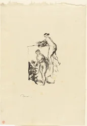 Mujer con vid, tercera variante