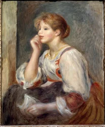 Mujer con una carta