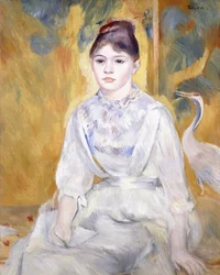 Joven con un cisne, 1886