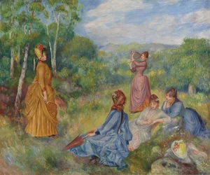 Jóvenes jugando al bádminton, ca. 1887