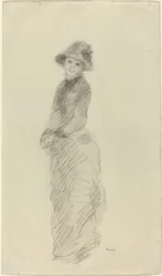 Joven Mujer de Pie, c. 1880
