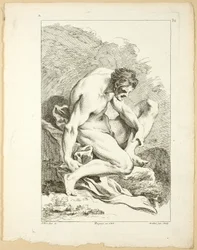 Figura, del Premier livre de figures d’Academies gravées en Partie par les Professeurs de l’Académie Royale
