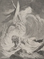 Lazarille a su regreso de las Indias naufraga..., ca. 1717-60