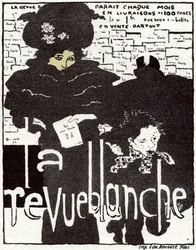 Arte. La Revue Blanche. Póster de Pierre Bonnard, Francia