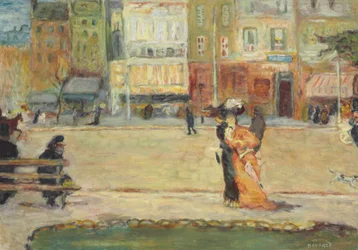 Boulevard de Clichy o Escena de calle en París