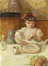 Niño con gatos, c.1906
